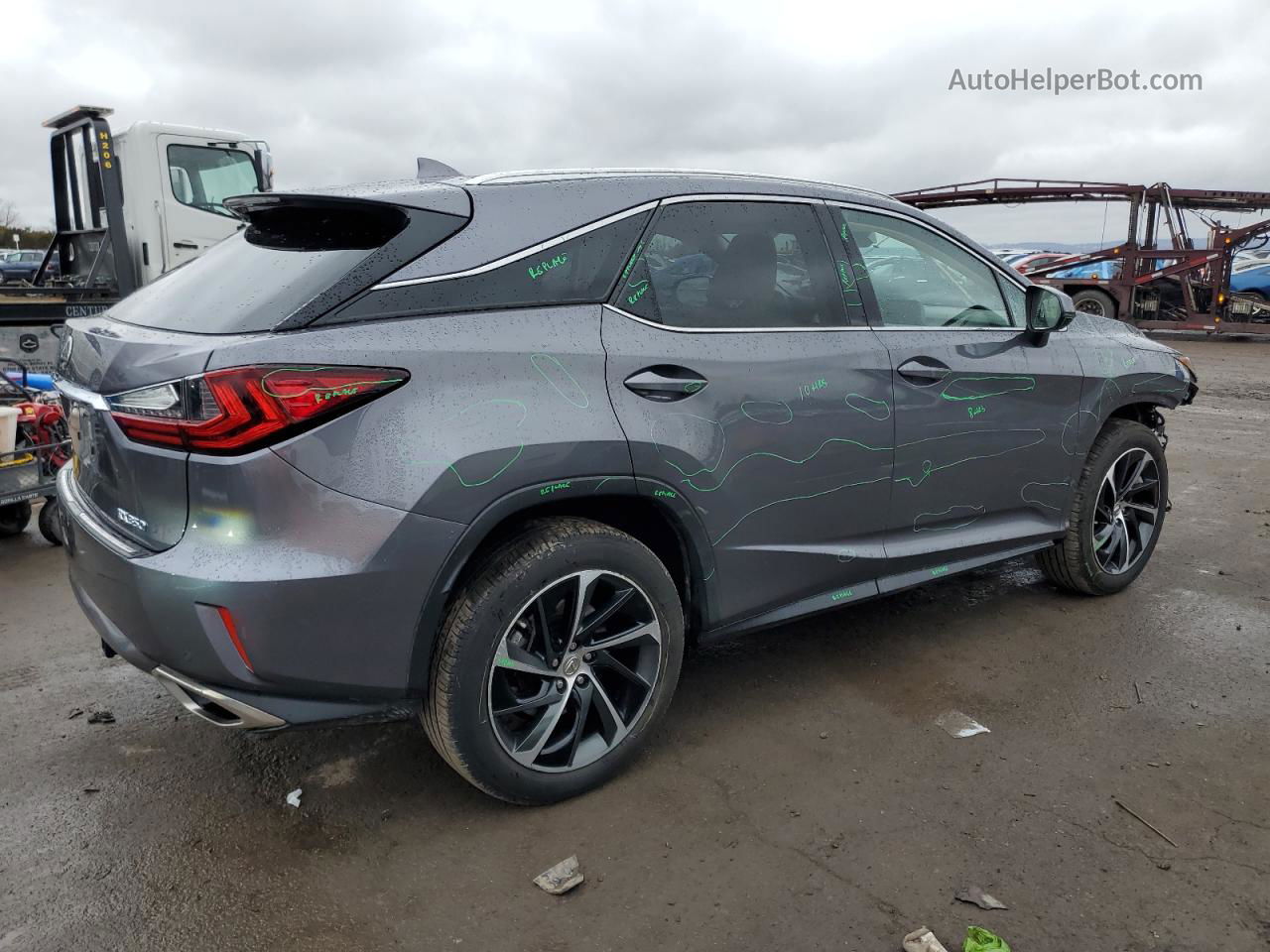 2016 Lexus Rx 350 Base Серый vin: 2T2BZMCA9GC008054