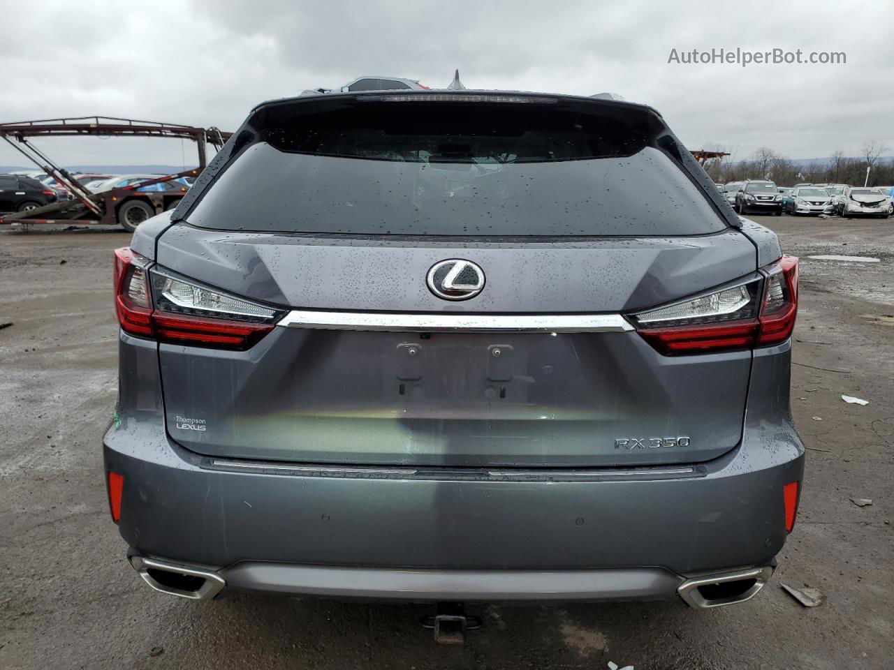 2016 Lexus Rx 350 Base Серый vin: 2T2BZMCA9GC008054