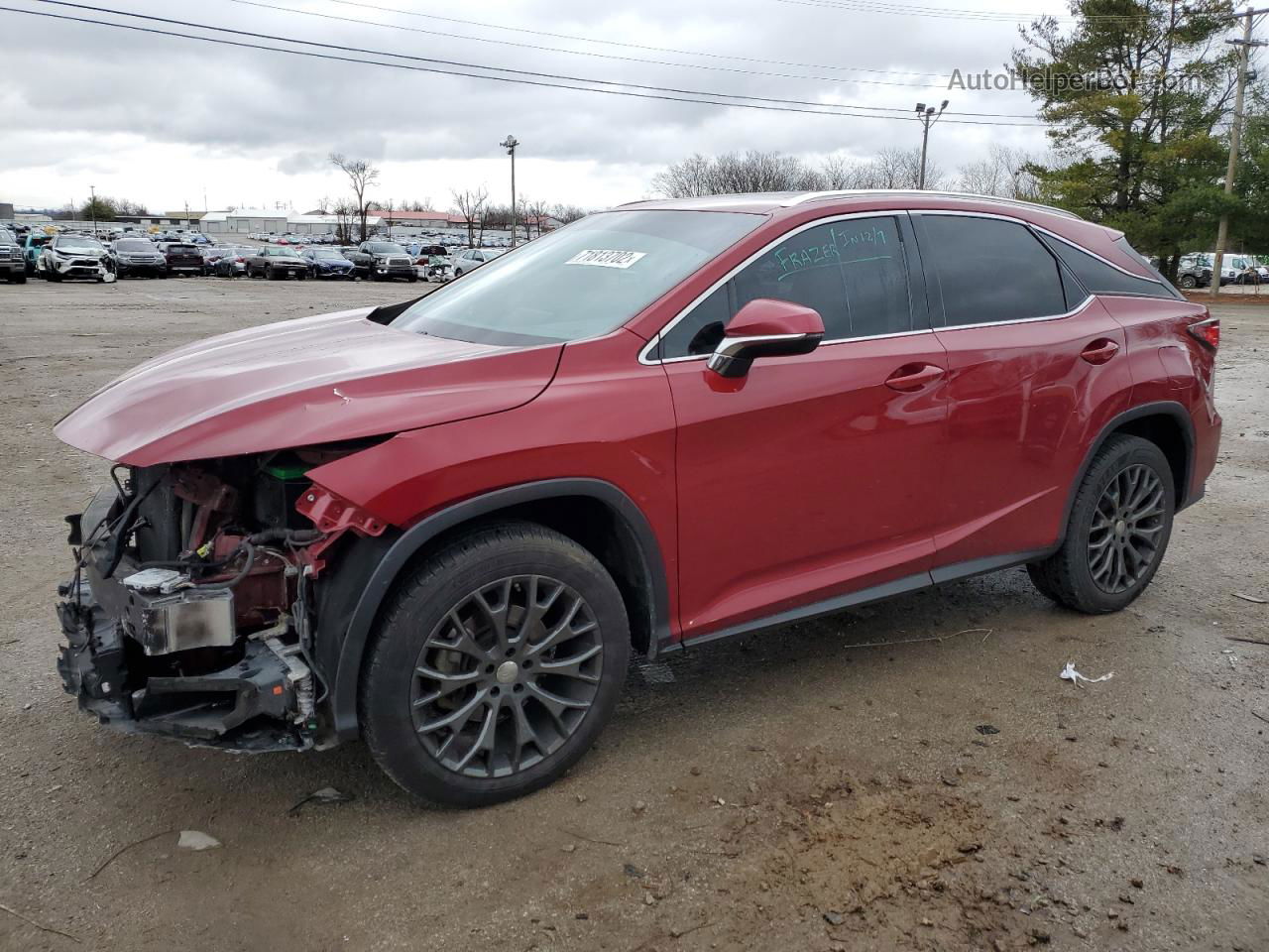 2016 Lexus Rx 350 Base Red vin: 2T2BZMCA9GC009589