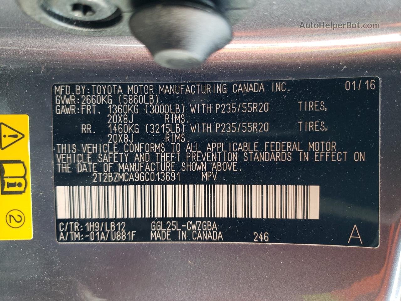 2016 Lexus Rx 350 Base Gray vin: 2T2BZMCA9GC013691