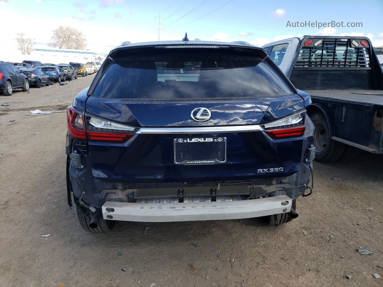 2016 Lexus Rx 350 Base Blue vin: 2T2BZMCA9GC021998