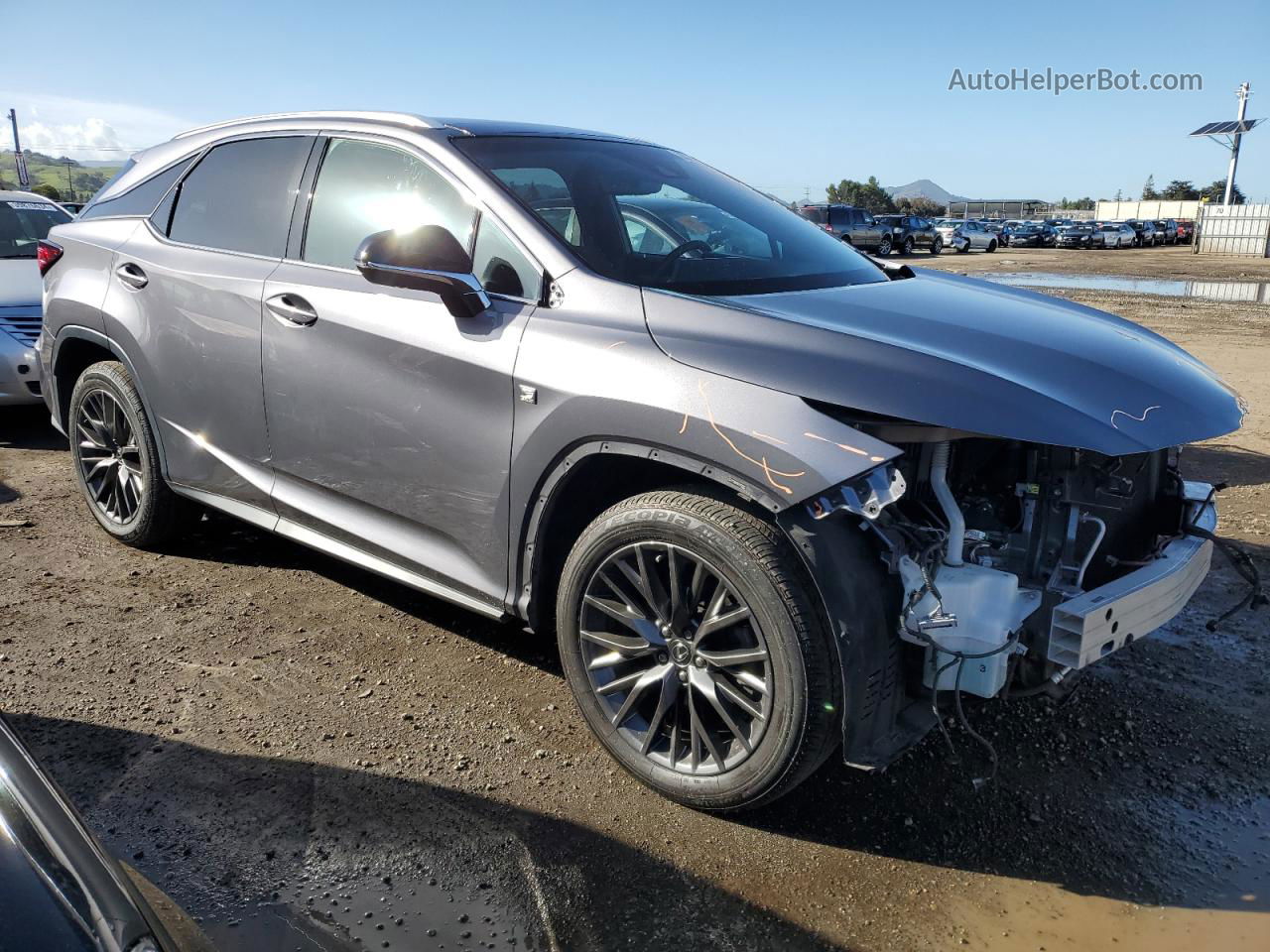 2016 Lexus Rx 350 Base Charcoal vin: 2T2BZMCA9GC030815