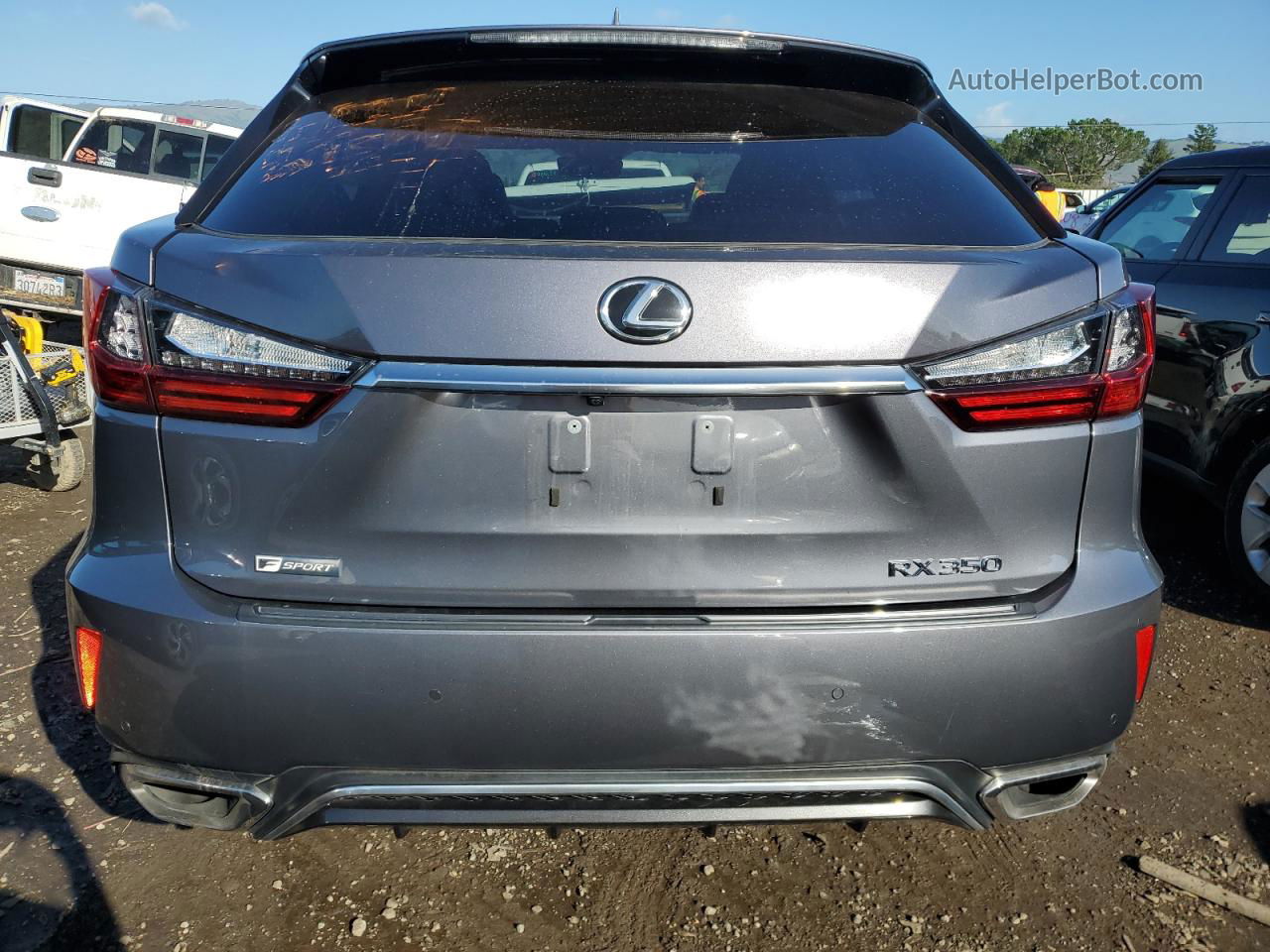 2016 Lexus Rx 350 Base Charcoal vin: 2T2BZMCA9GC030815