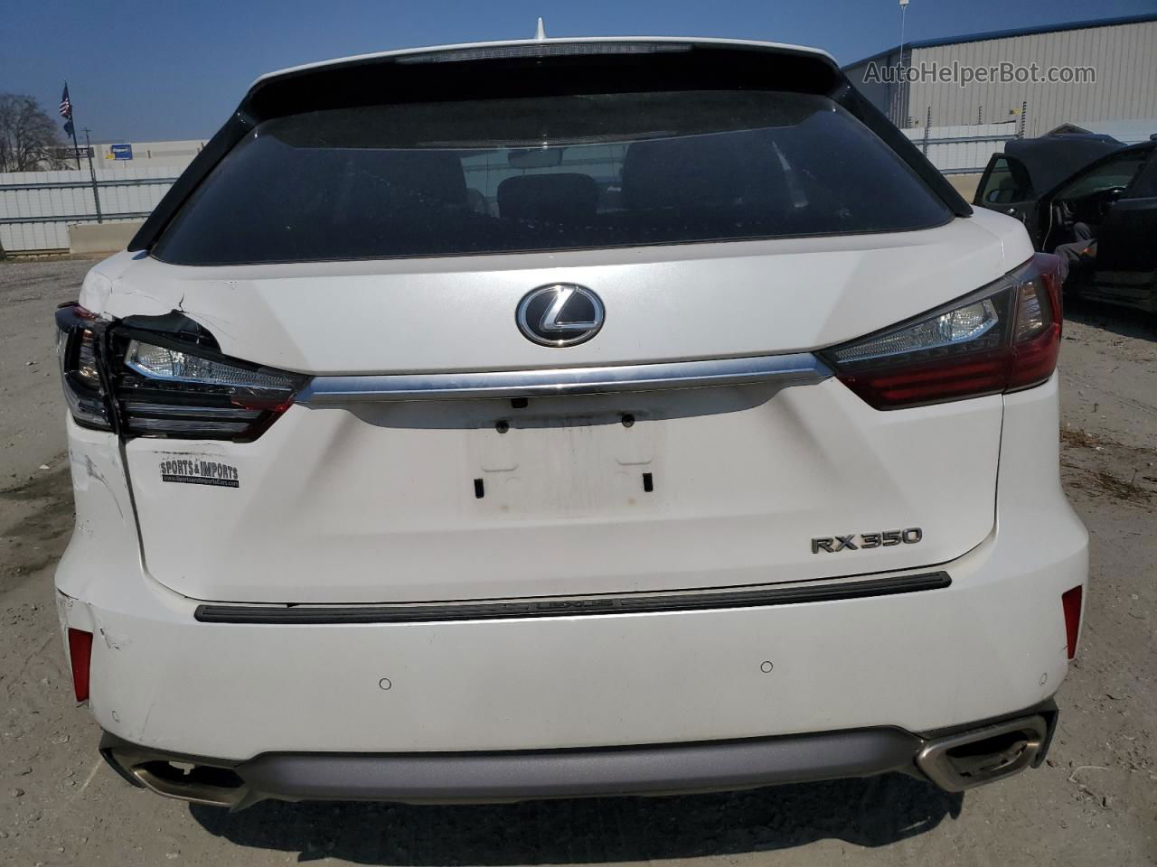 2016 Lexus Rx 350 Base White vin: 2T2BZMCA9GC052605