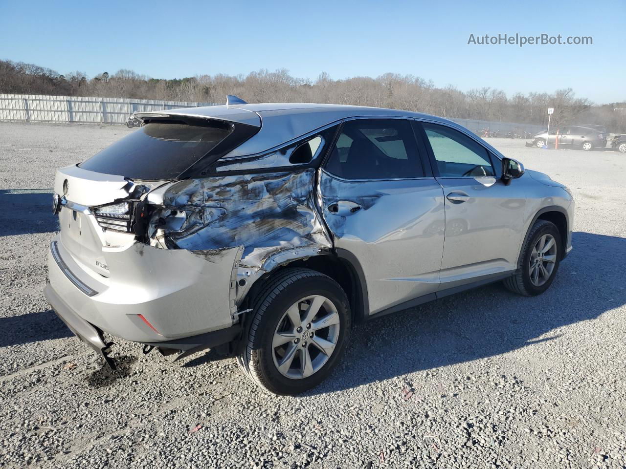 2016 Lexus Rx 350 Base Silver vin: 2T2BZMCAXGC001744