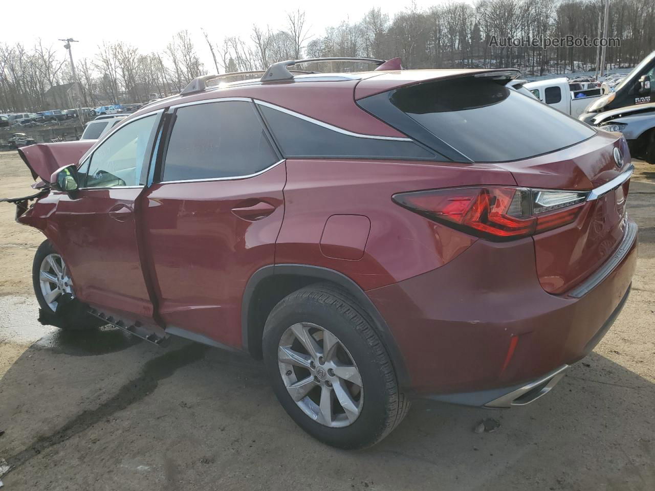 2016 Lexus Rx 350 Base Red vin: 2T2BZMCAXGC006345