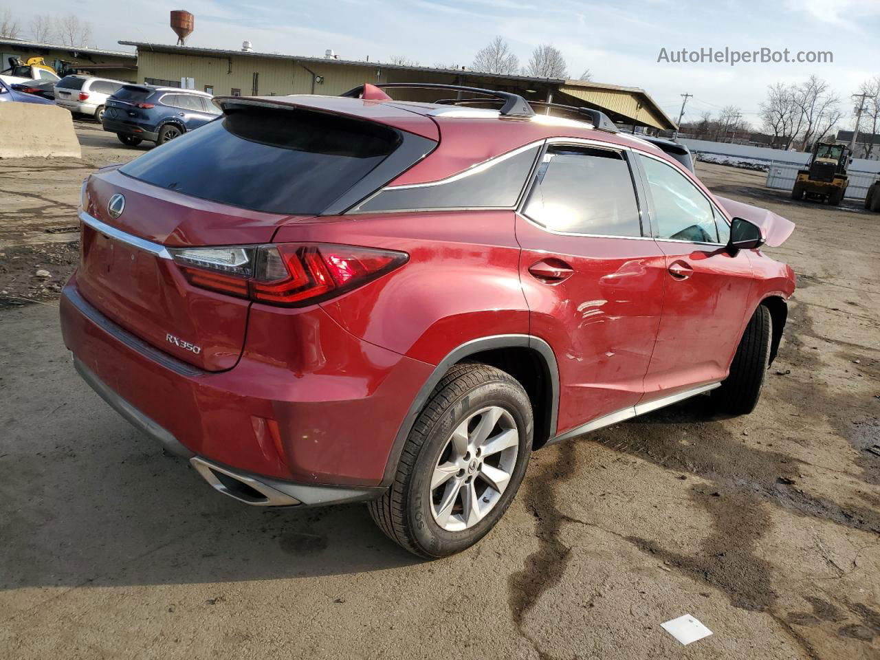 2016 Lexus Rx 350 Base Red vin: 2T2BZMCAXGC006345