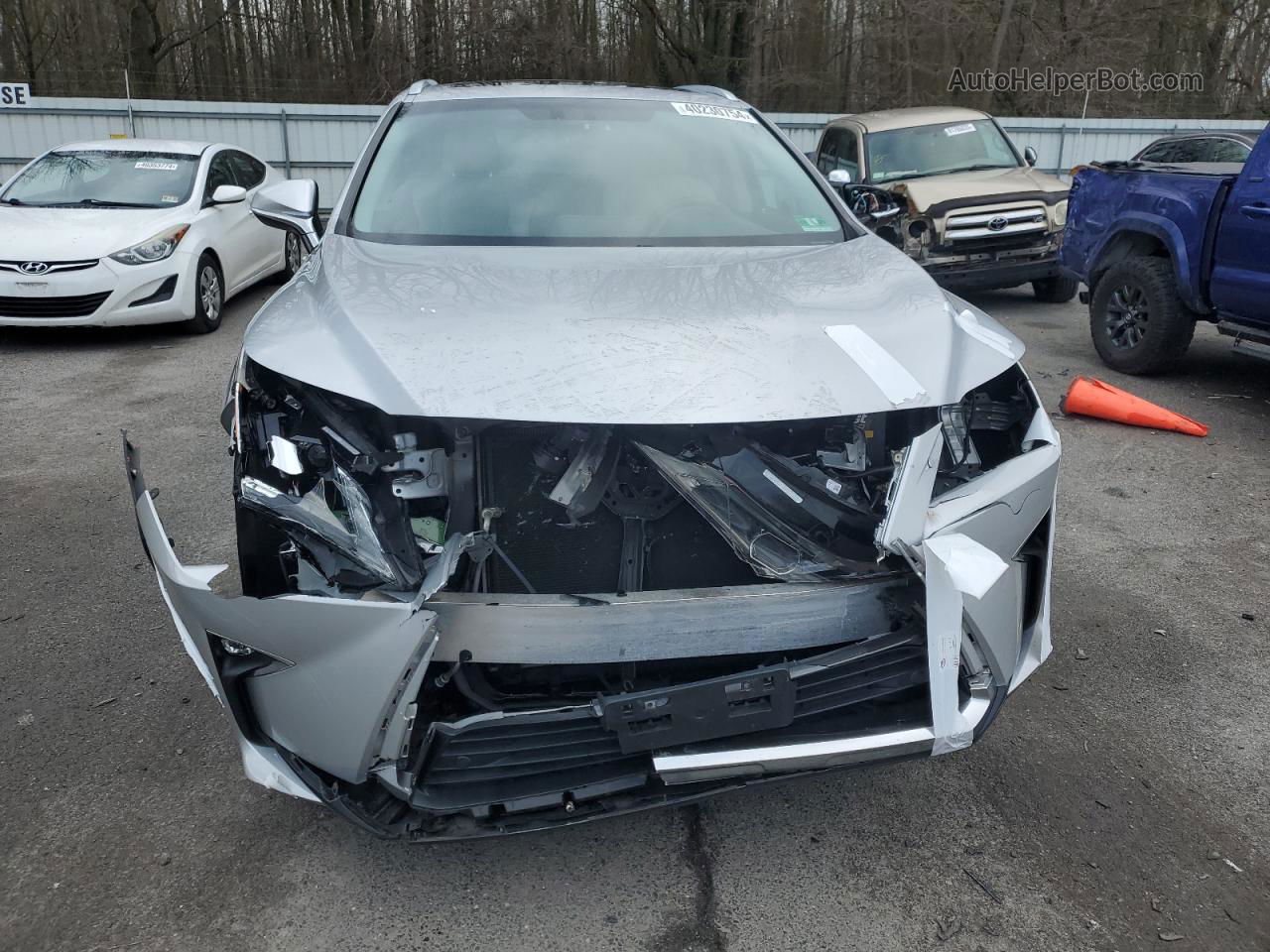 2016 Lexus Rx 350 Base Silver vin: 2T2BZMCAXGC011951