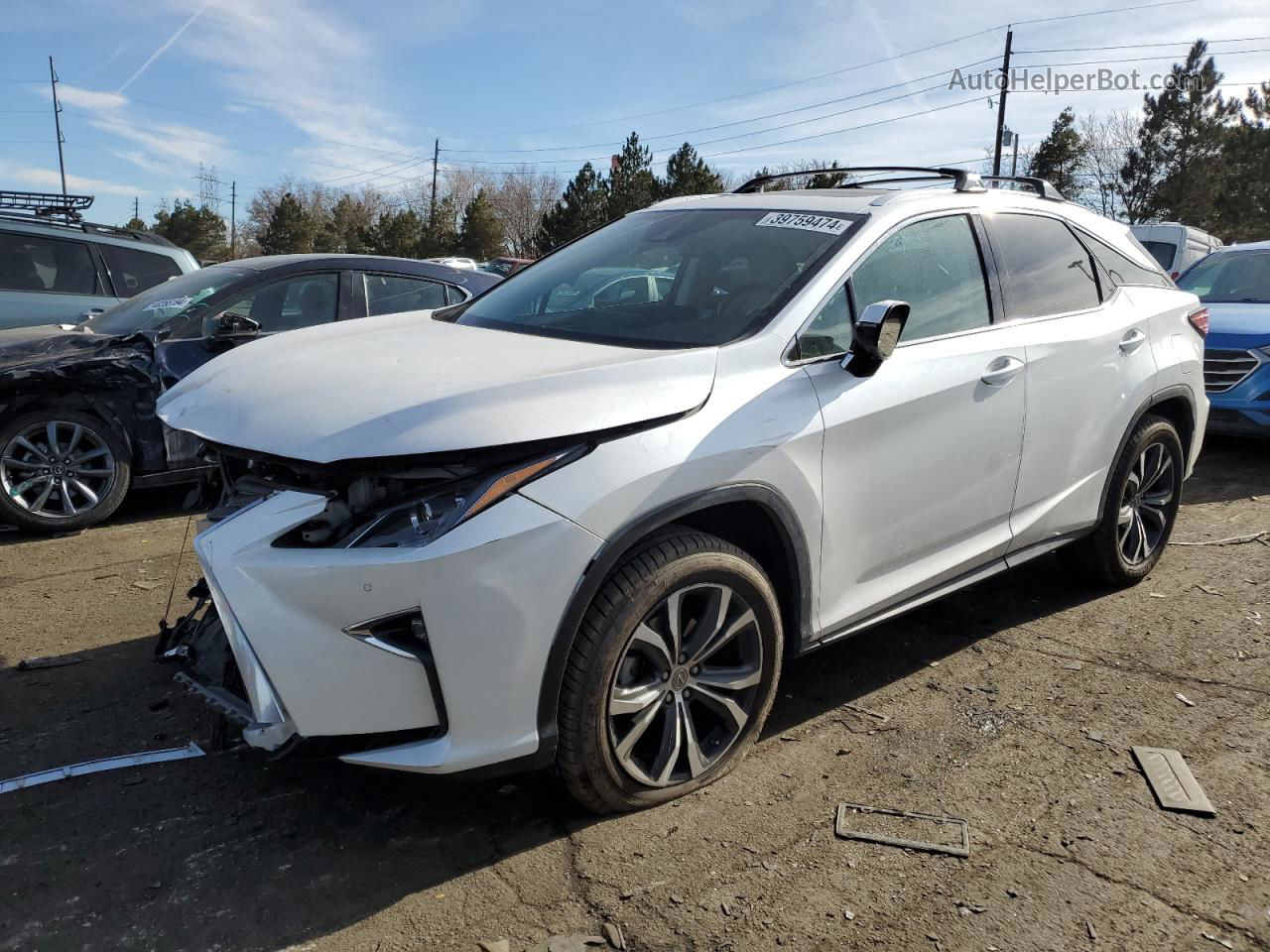 2016 Lexus Rx 350 Base White vin: 2T2BZMCAXGC017703