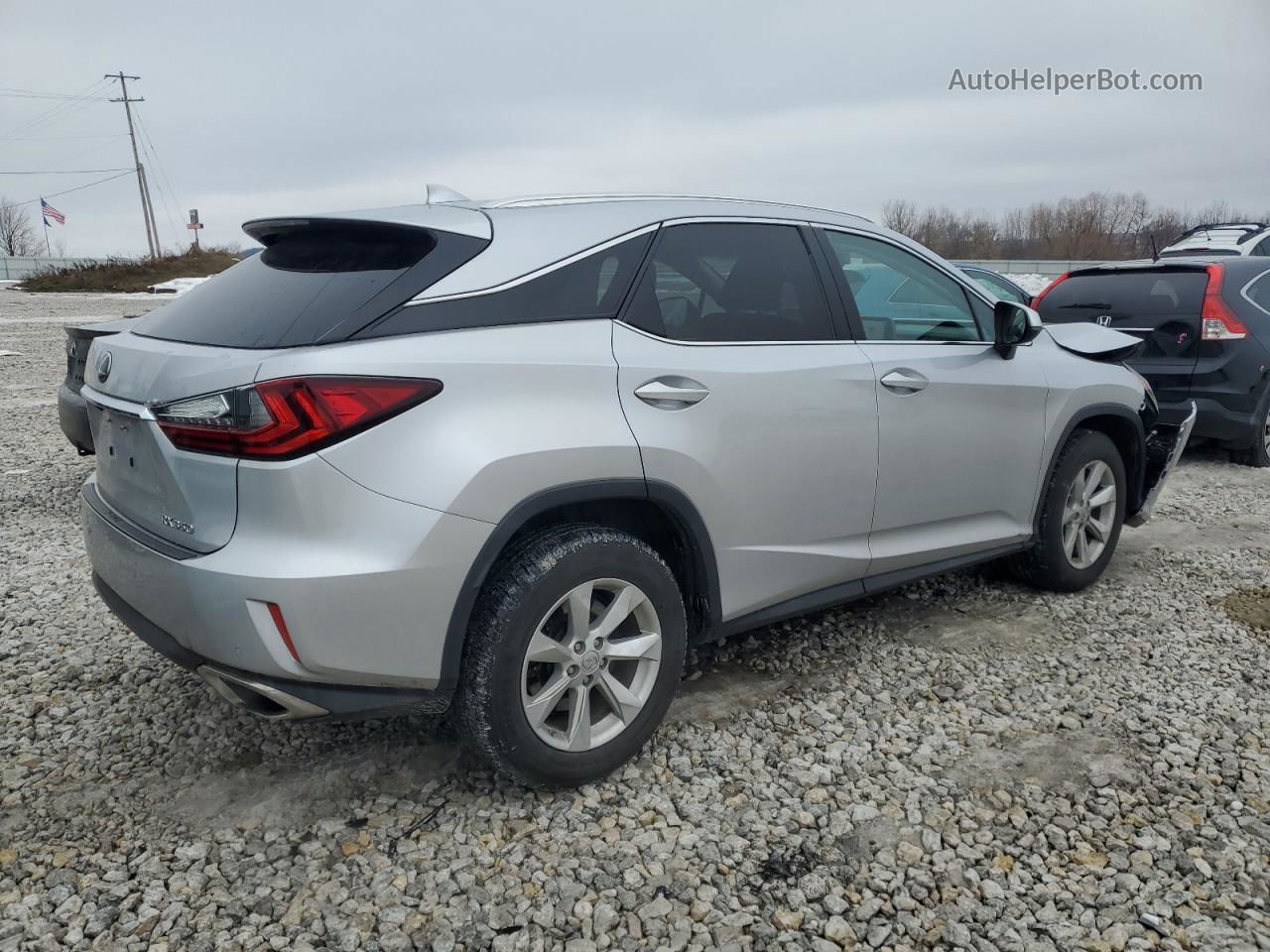 2016 Lexus Rx 350 Base Silver vin: 2T2BZMCAXGC045095