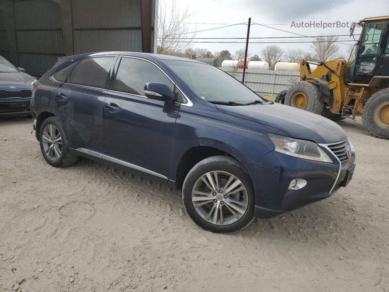 2015 Lexus Rx 450h Blue vin: 2T2ZB1BA0FC002564