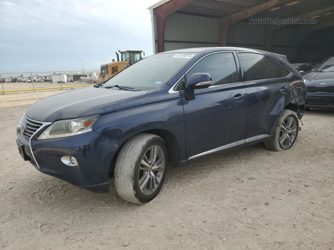 2015 Lexus Rx 450h Blue vin: 2T2ZB1BA0FC002564