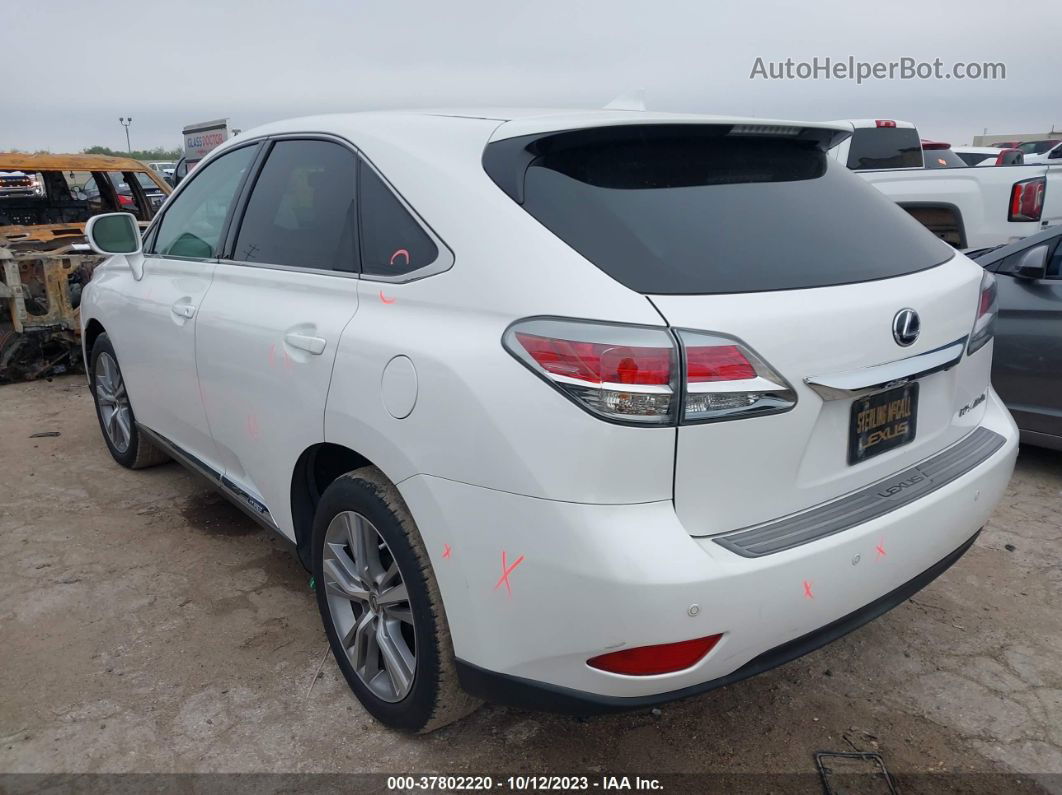 2015 Lexus Rx 450h   White vin: 2T2ZB1BA0FC004072