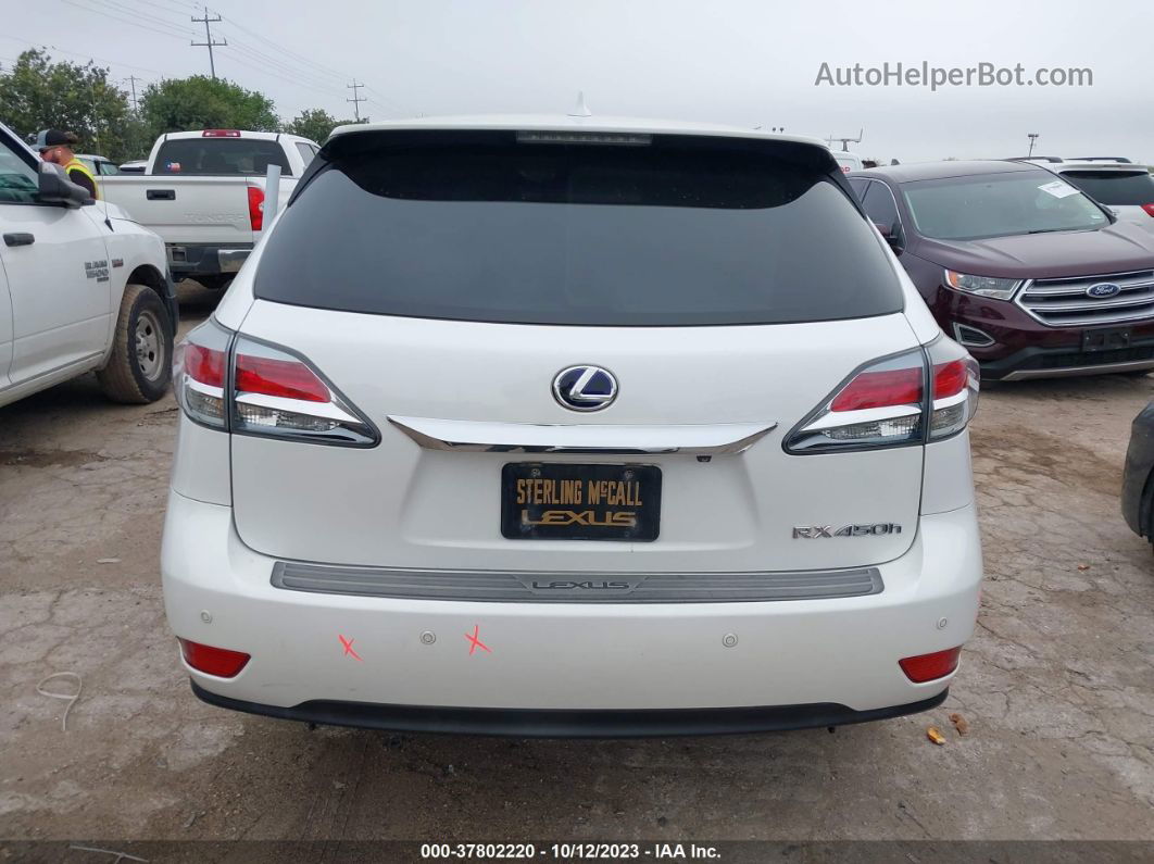 2015 Lexus Rx 450h   White vin: 2T2ZB1BA0FC004072