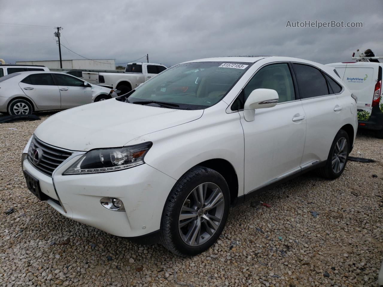 2015 Lexus Rx 450h Белый vin: 2T2ZB1BA7FC004442