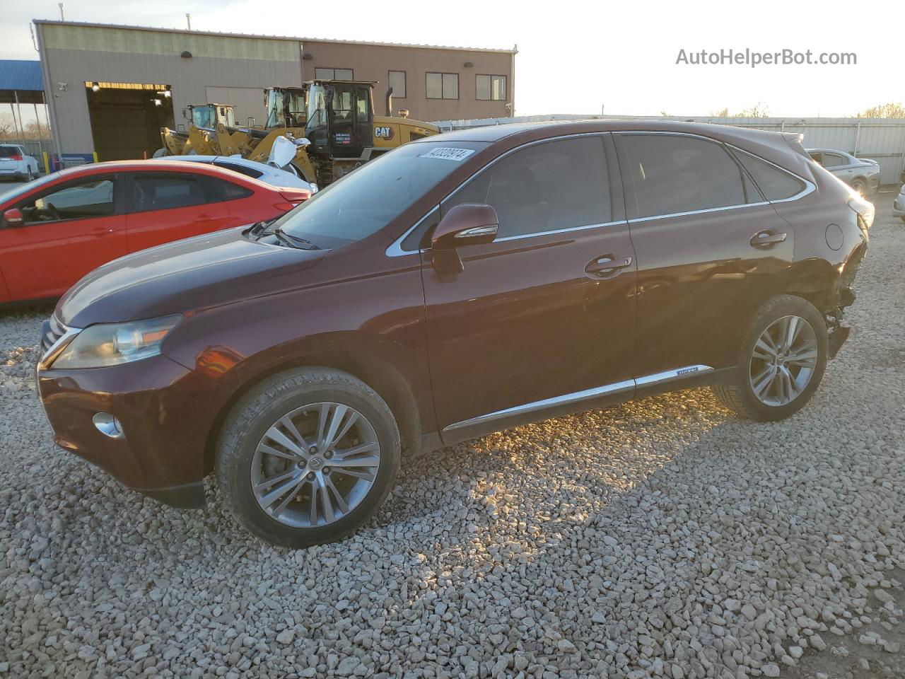 2015 Lexus Rx 450h Maroon vin: 2T2ZB1BAXFC002720