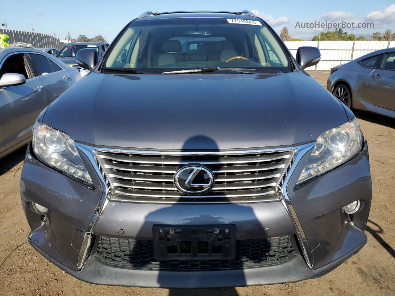 2013 Lexus Rx 350 Charcoal vin: 2T2ZK1BA0DC089198