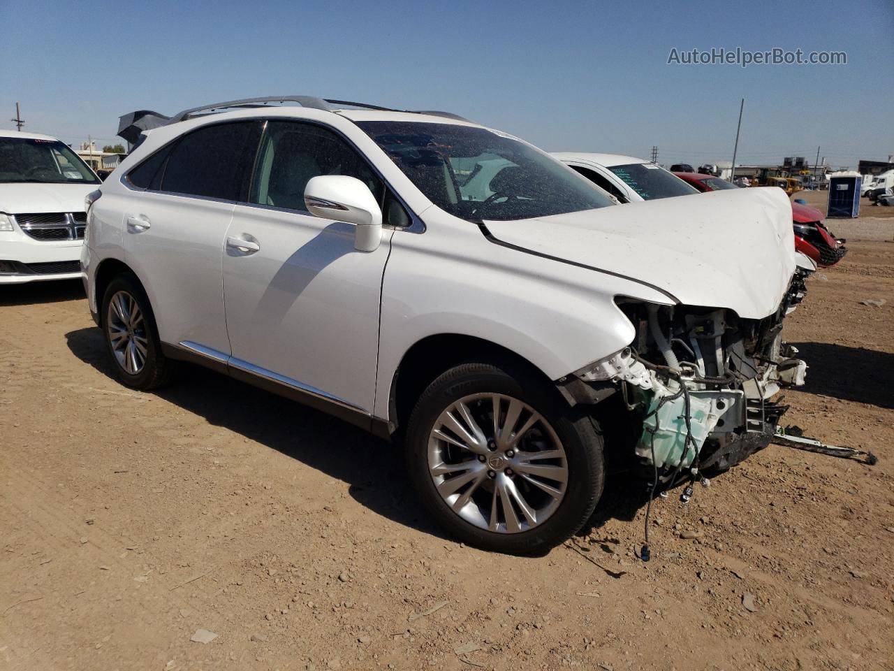 2013 Lexus Rx 350 White vin: 2T2ZK1BA0DC109286