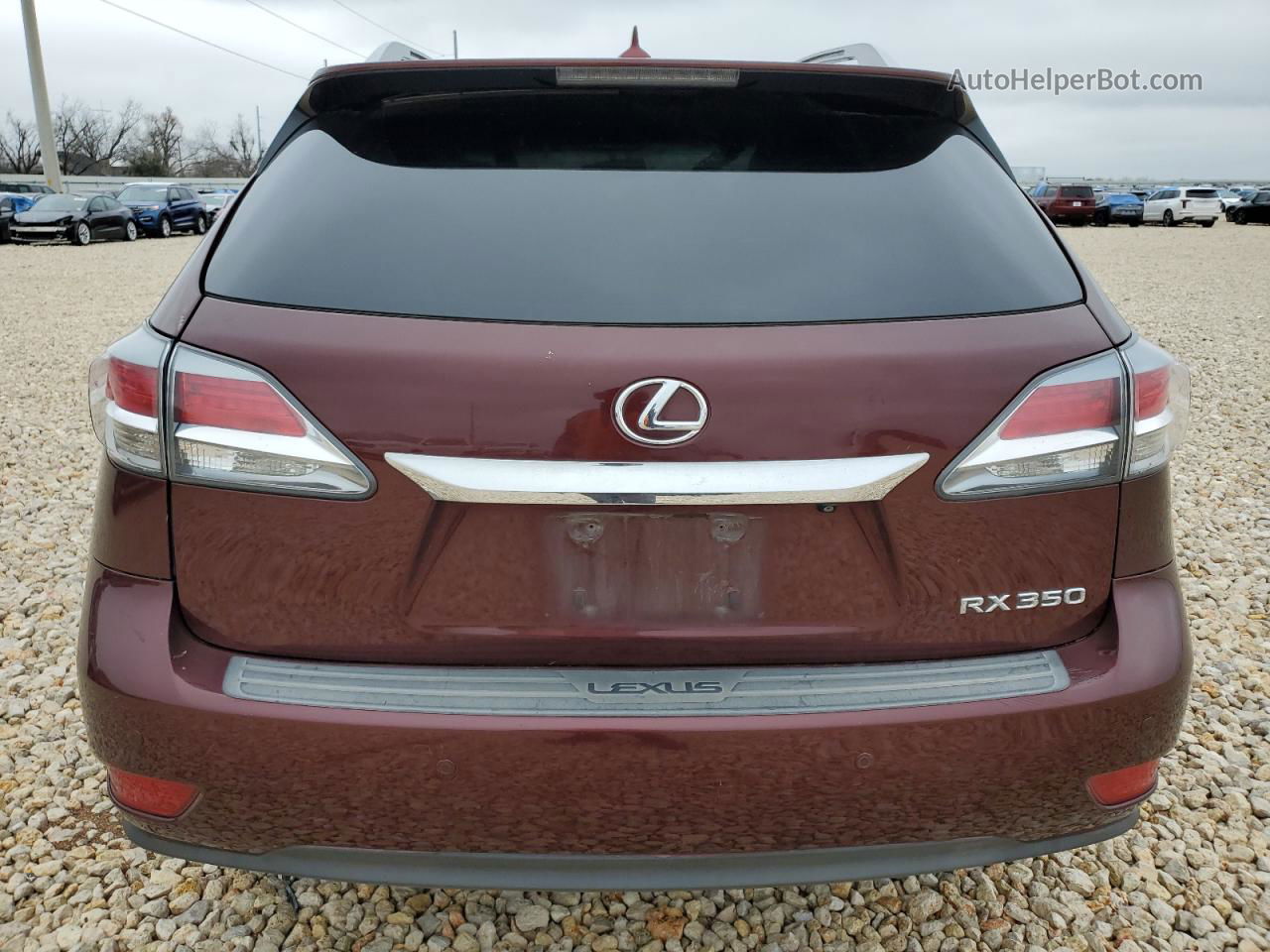 2013 Lexus Rx 350 Burgundy vin: 2T2ZK1BA0DC111877