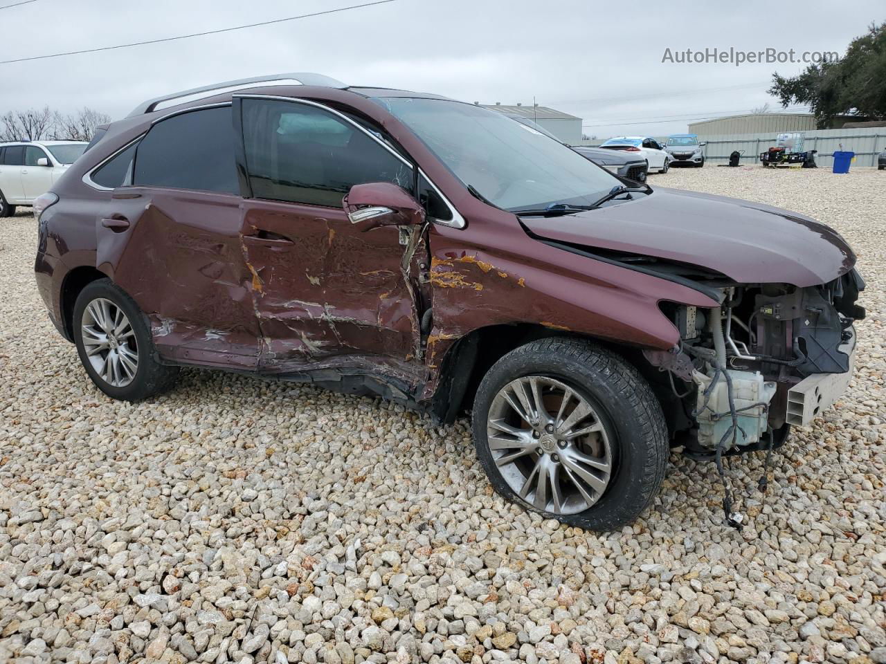 2013 Lexus Rx 350 Burgundy vin: 2T2ZK1BA0DC111877