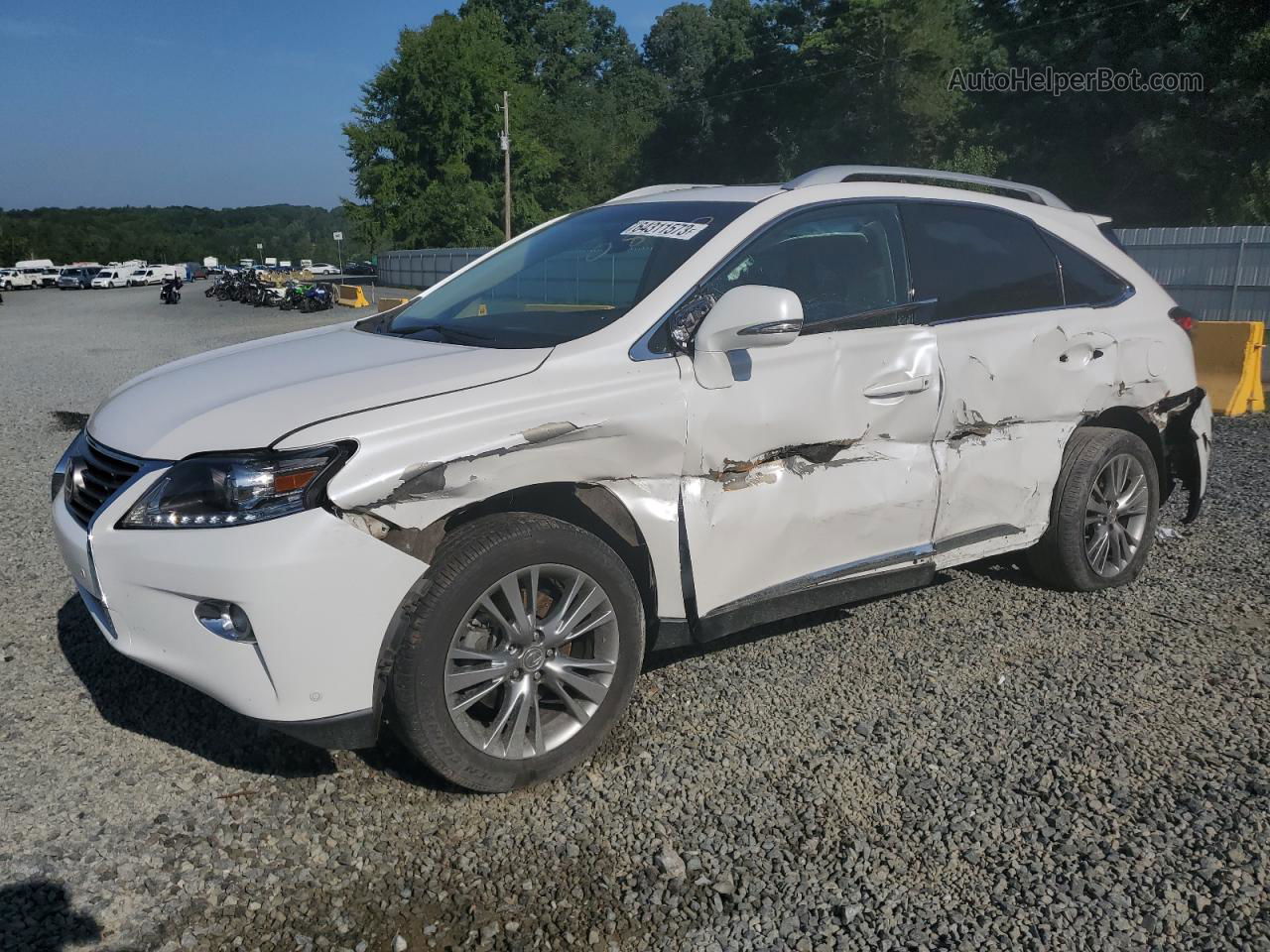 2013 Lexus Rx 350 Белый vin: 2T2ZK1BA0DC130820