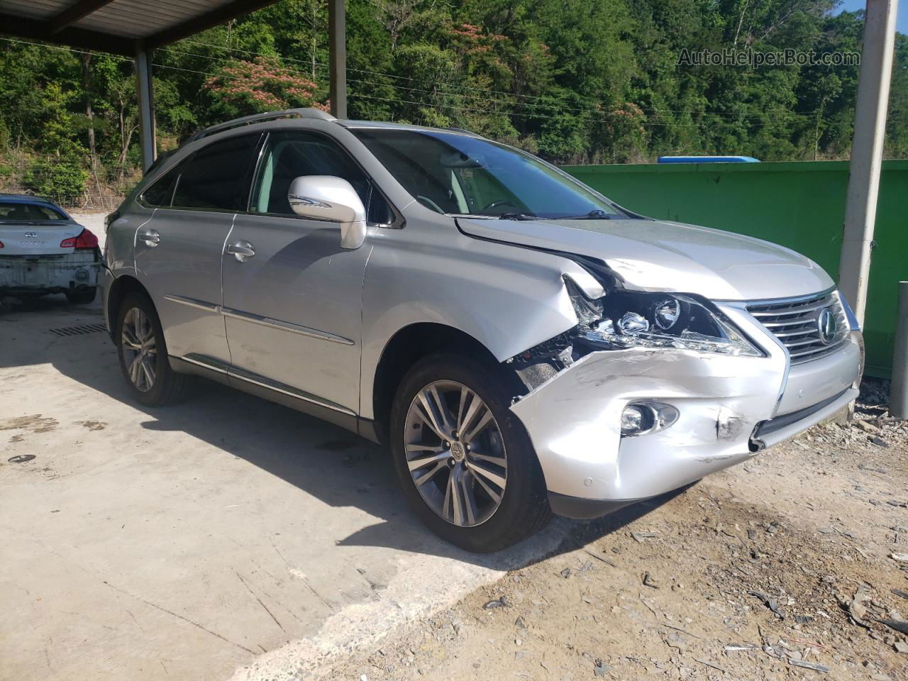 2015 Lexus Rx 350 Silver vin: 2T2ZK1BA0FC160158