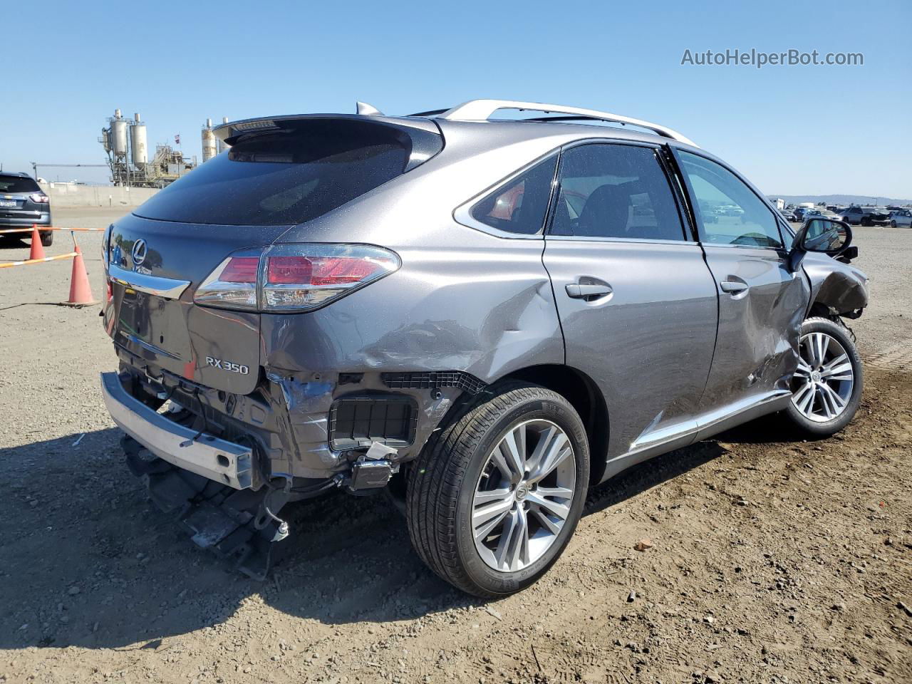 2015 Lexus Rx 350 Gray vin: 2T2ZK1BA0FC178711