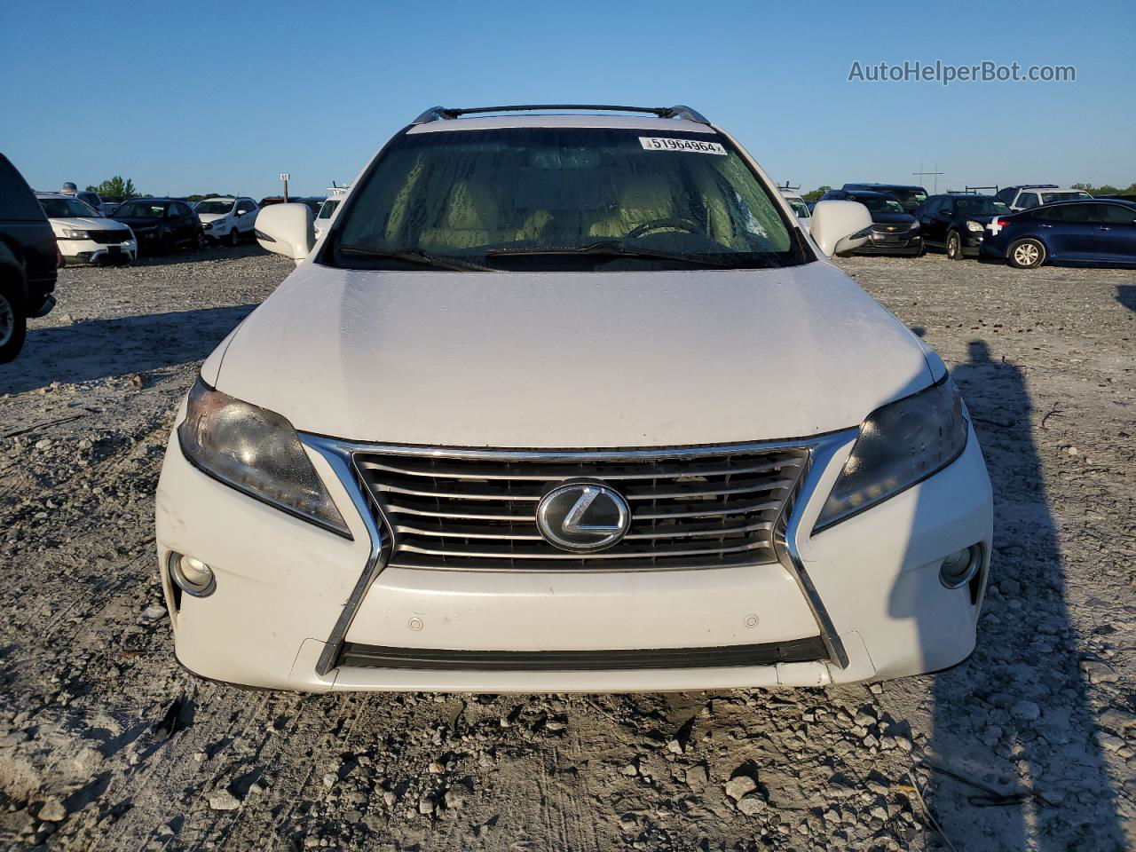 2013 Lexus Rx 350 White vin: 2T2ZK1BA1DC131121