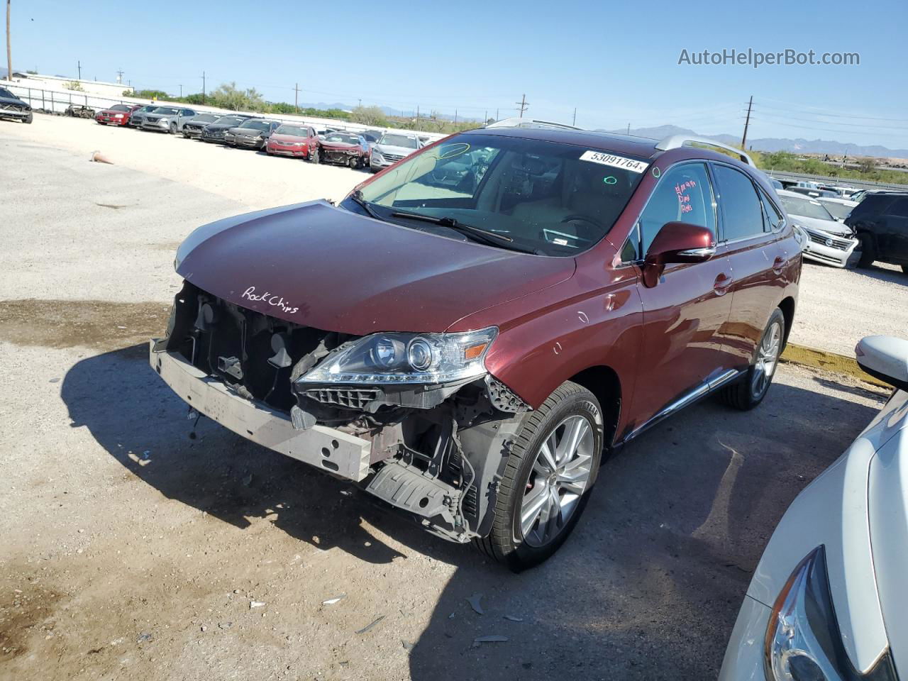 2015 Lexus Rx 350 Burgundy vin: 2T2ZK1BA1FC150075