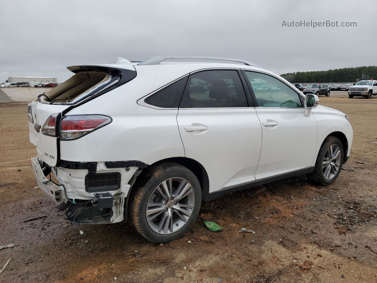 2015 Lexus Rx 350 White vin: 2T2ZK1BA1FC179303