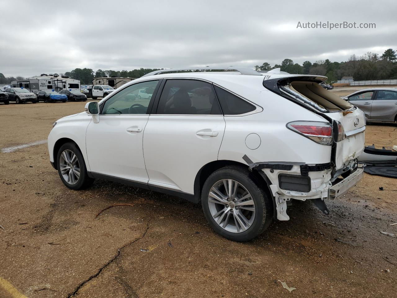 2015 Lexus Rx 350 White vin: 2T2ZK1BA1FC179303