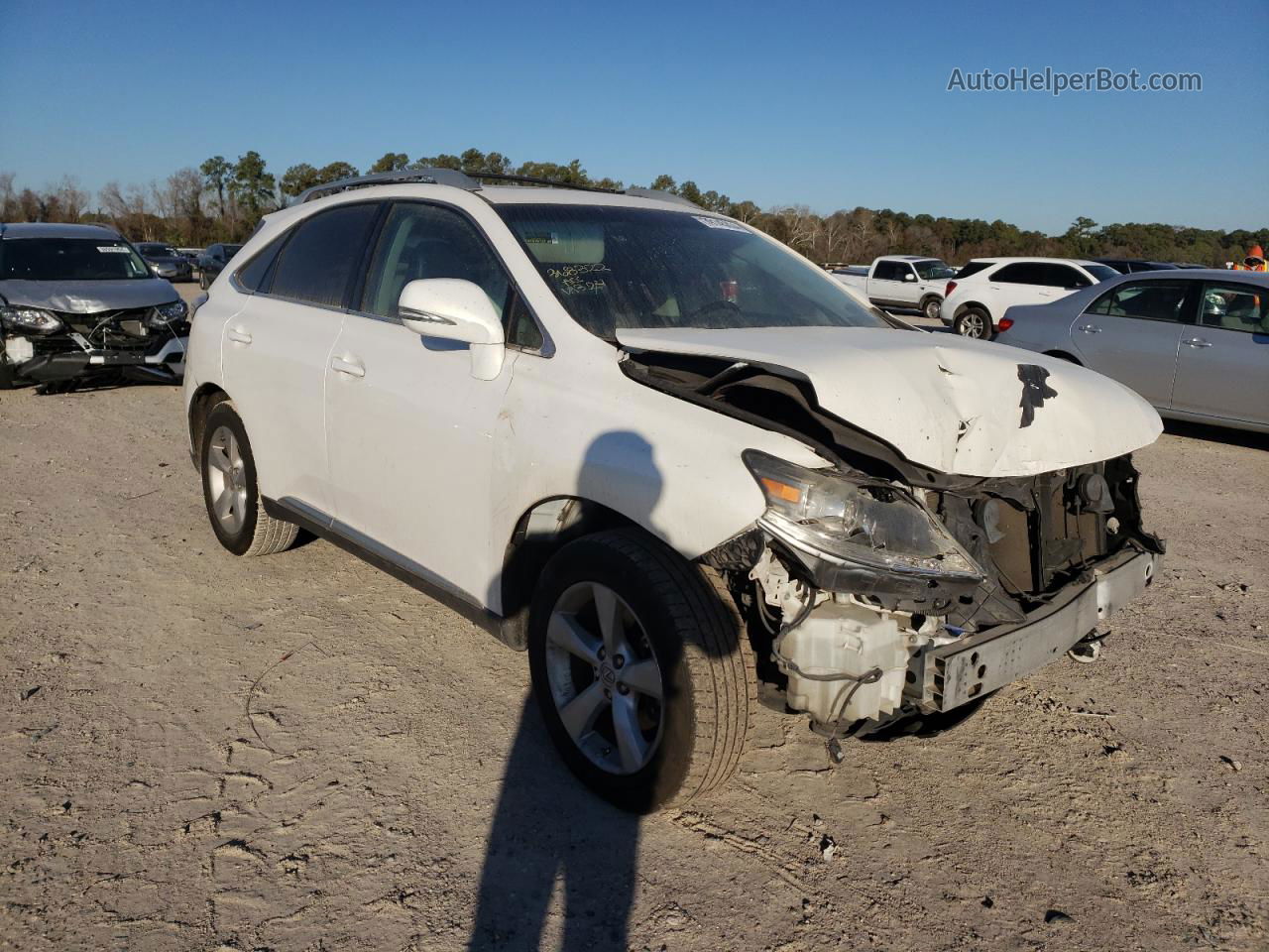 2015 Lexus Rx 350 Белый vin: 2T2ZK1BA1FC202899