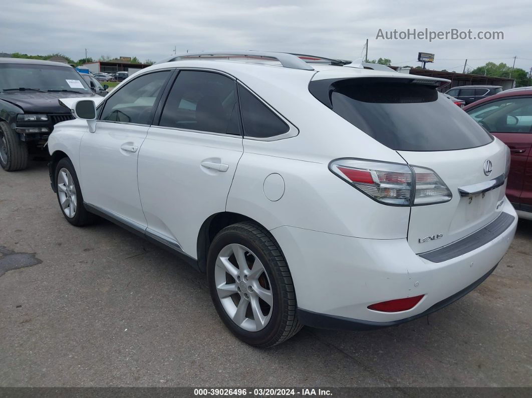 2010 Lexus Rx 350   White vin: 2T2ZK1BA2AC036255