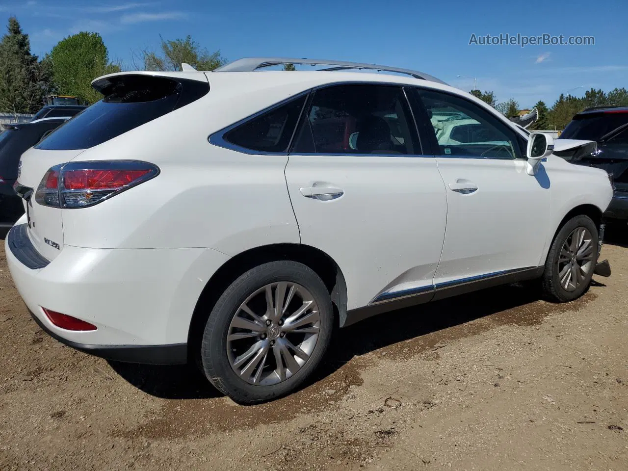 2013 Lexus Rx 350 White vin: 2T2ZK1BA2DC092667