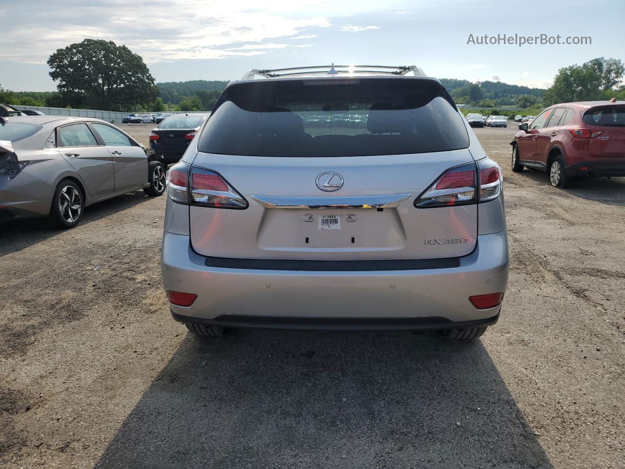 2013 Lexus Rx 350 Silver vin: 2T2ZK1BA2DC110164