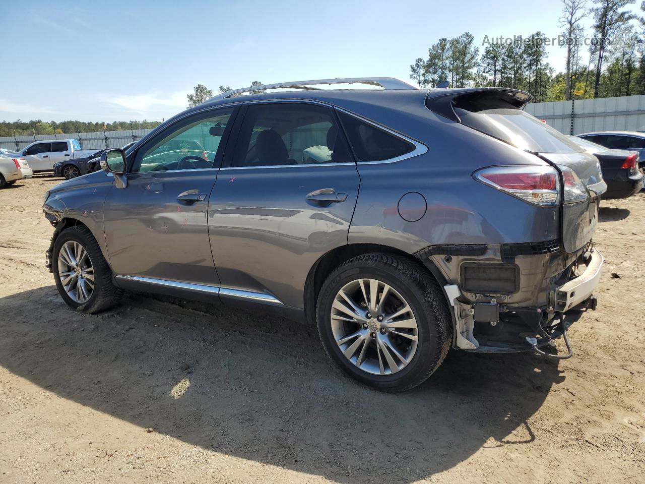 2013 Lexus Rx 350 Серый vin: 2T2ZK1BA2DC130155