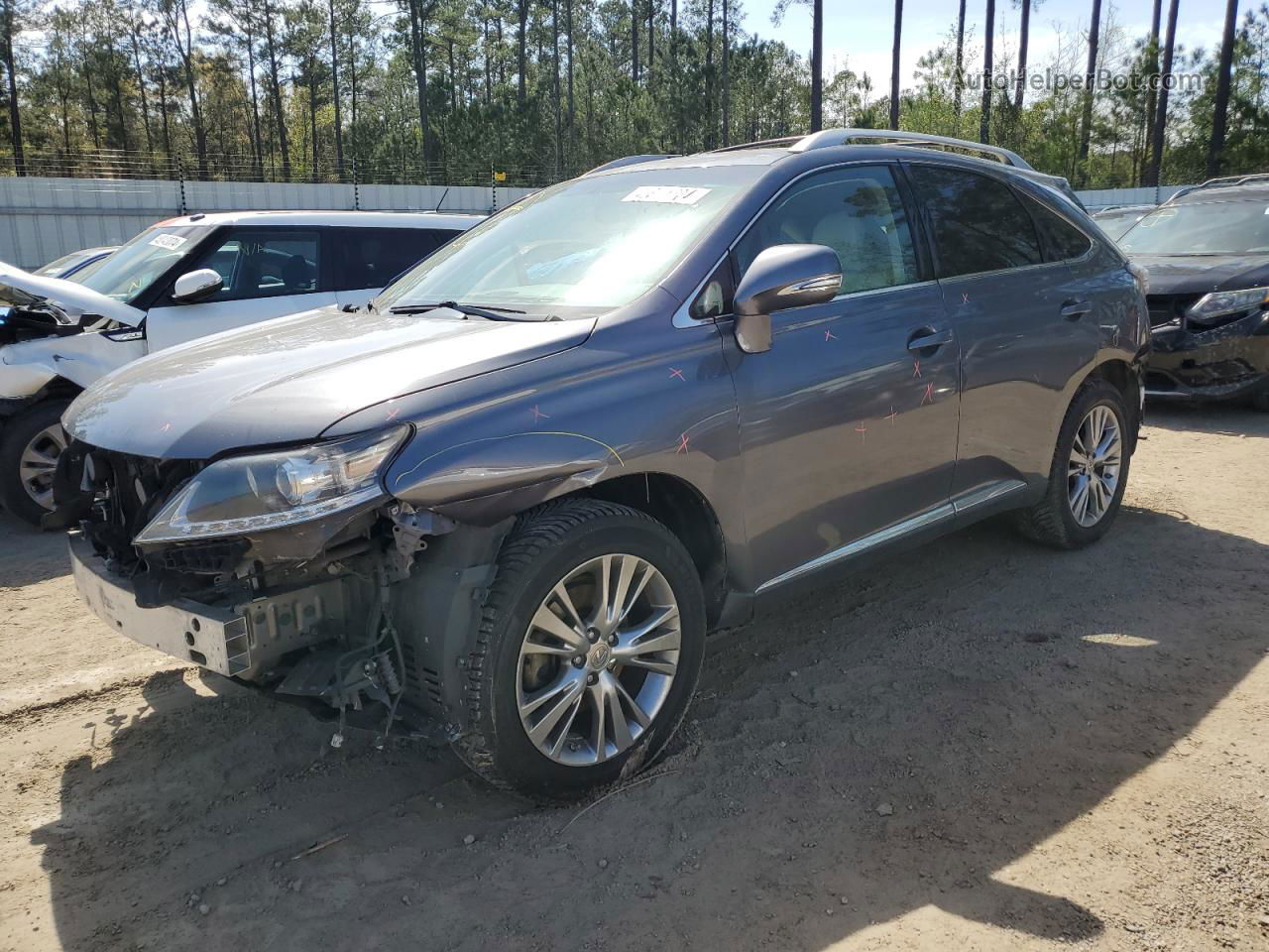 2013 Lexus Rx 350 Gray vin: 2T2ZK1BA2DC130155