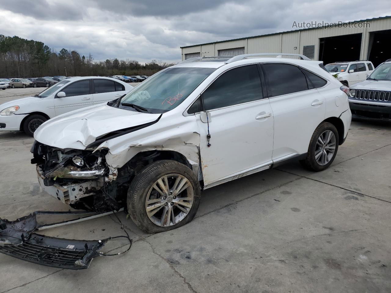 2015 Lexus Rx 350 White vin: 2T2ZK1BA2FC170951