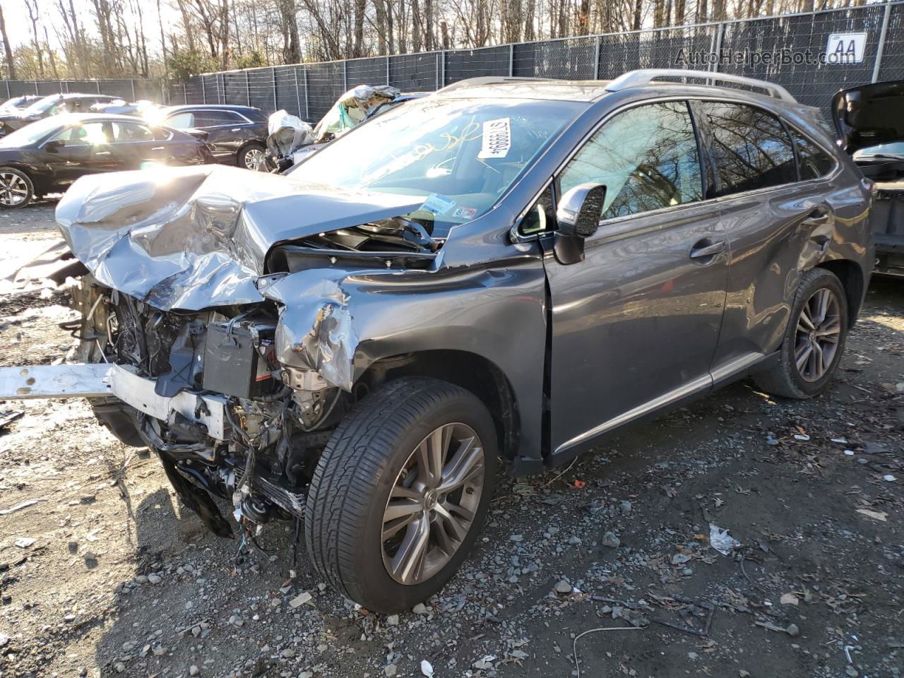 2015 Lexus Rx 350 Серый vin: 2T2ZK1BA2FC198538