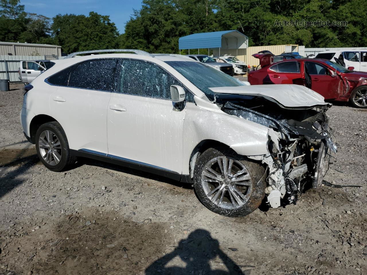 2015 Lexus Rx 350 White vin: 2T2ZK1BA2FC204192