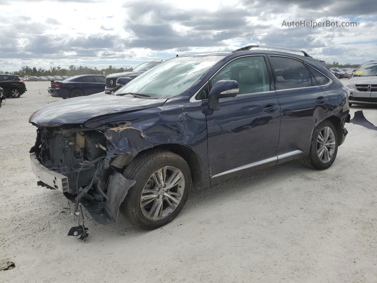 2015 Lexus Rx 350 Blue vin: 2T2ZK1BA2FC204452