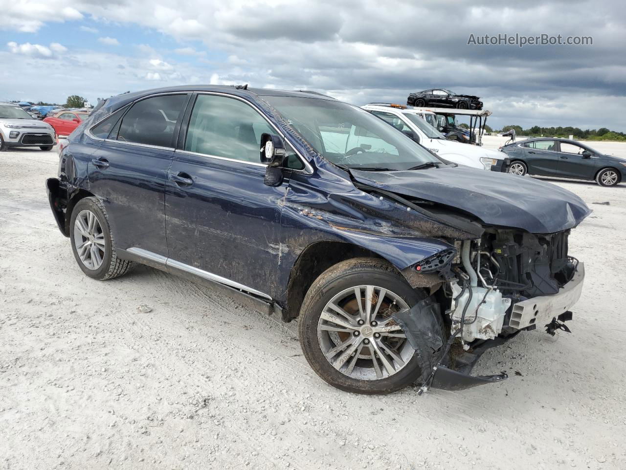 2015 Lexus Rx 350 Синий vin: 2T2ZK1BA2FC204452