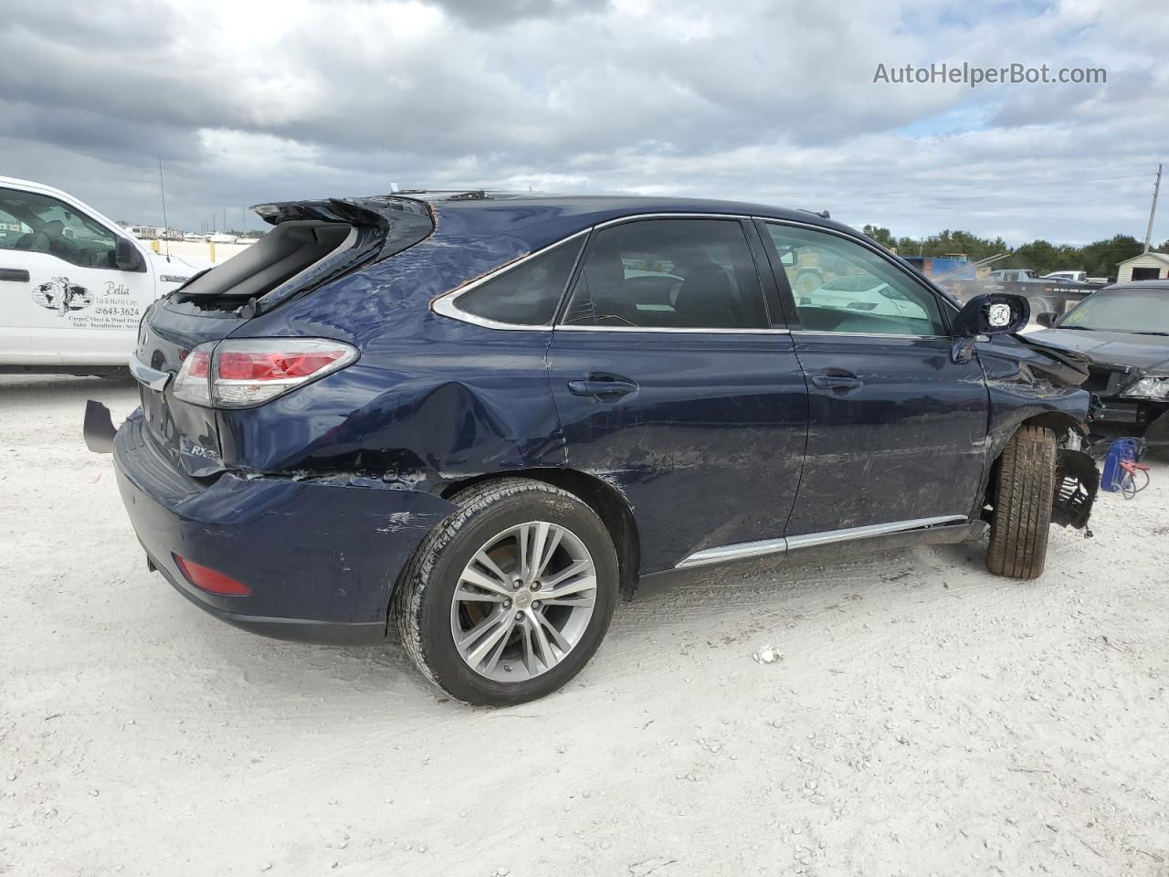 2015 Lexus Rx 350 Blue vin: 2T2ZK1BA2FC204452