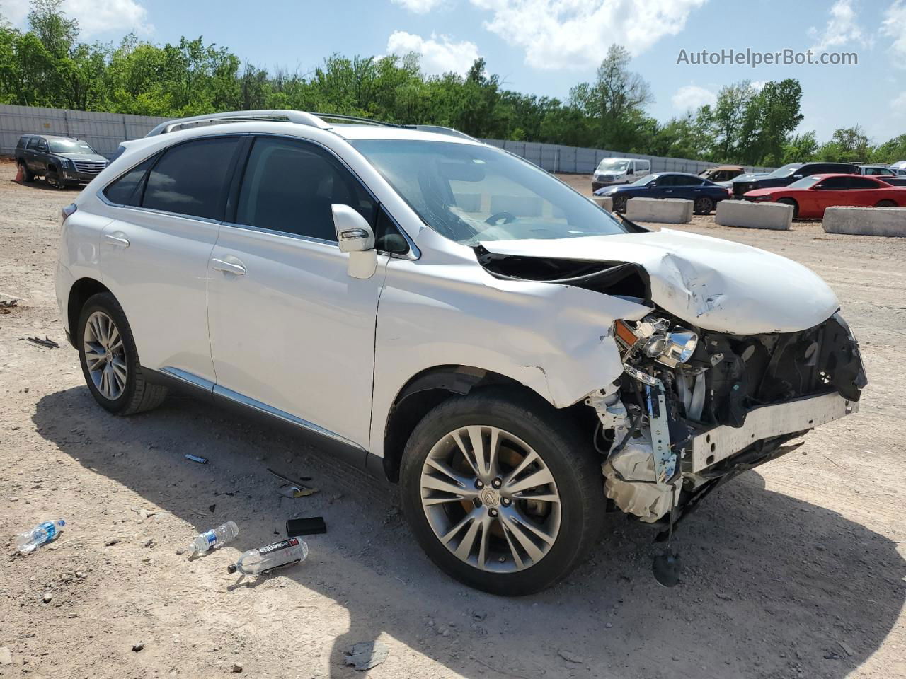 2013 Lexus Rx 350 White vin: 2T2ZK1BA3DC121299