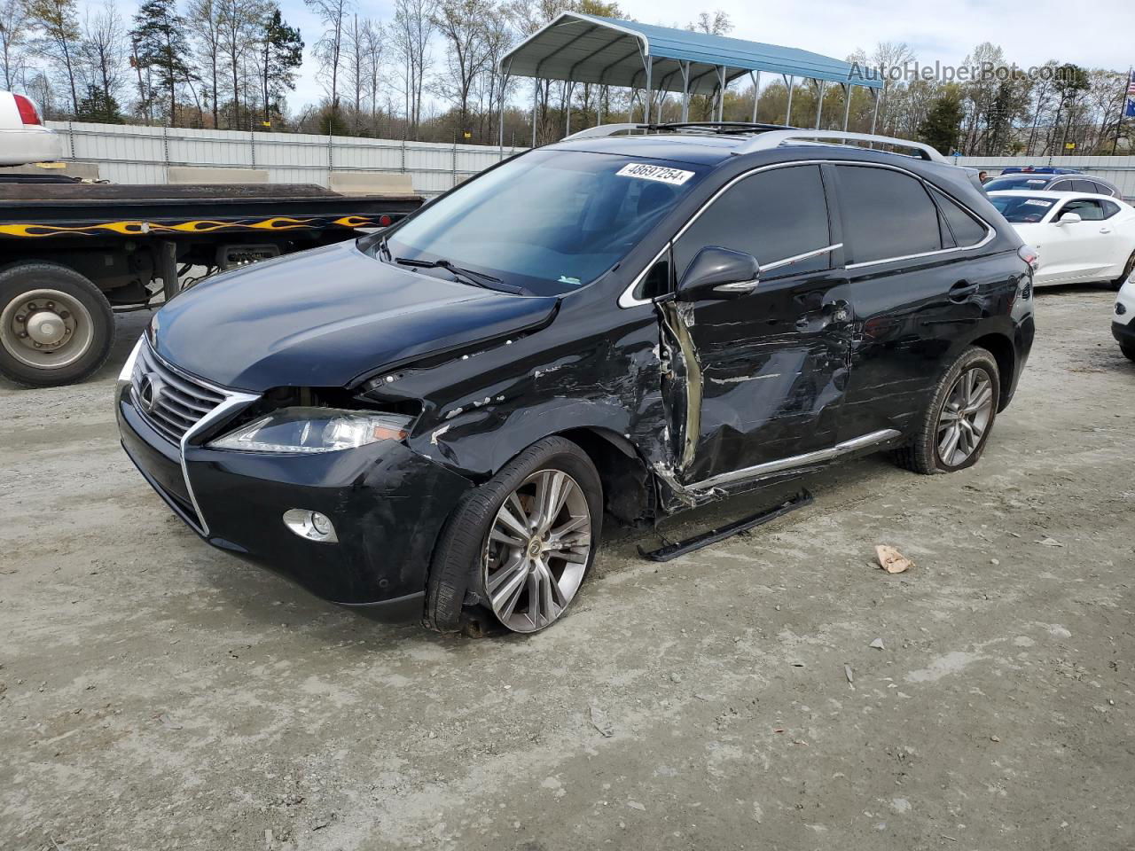 2015 Lexus Rx 350 Черный vin: 2T2ZK1BA3FC172885