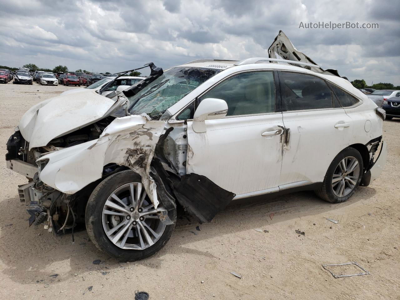 2015 Lexus Rx 350 White vin: 2T2ZK1BA3FC178802