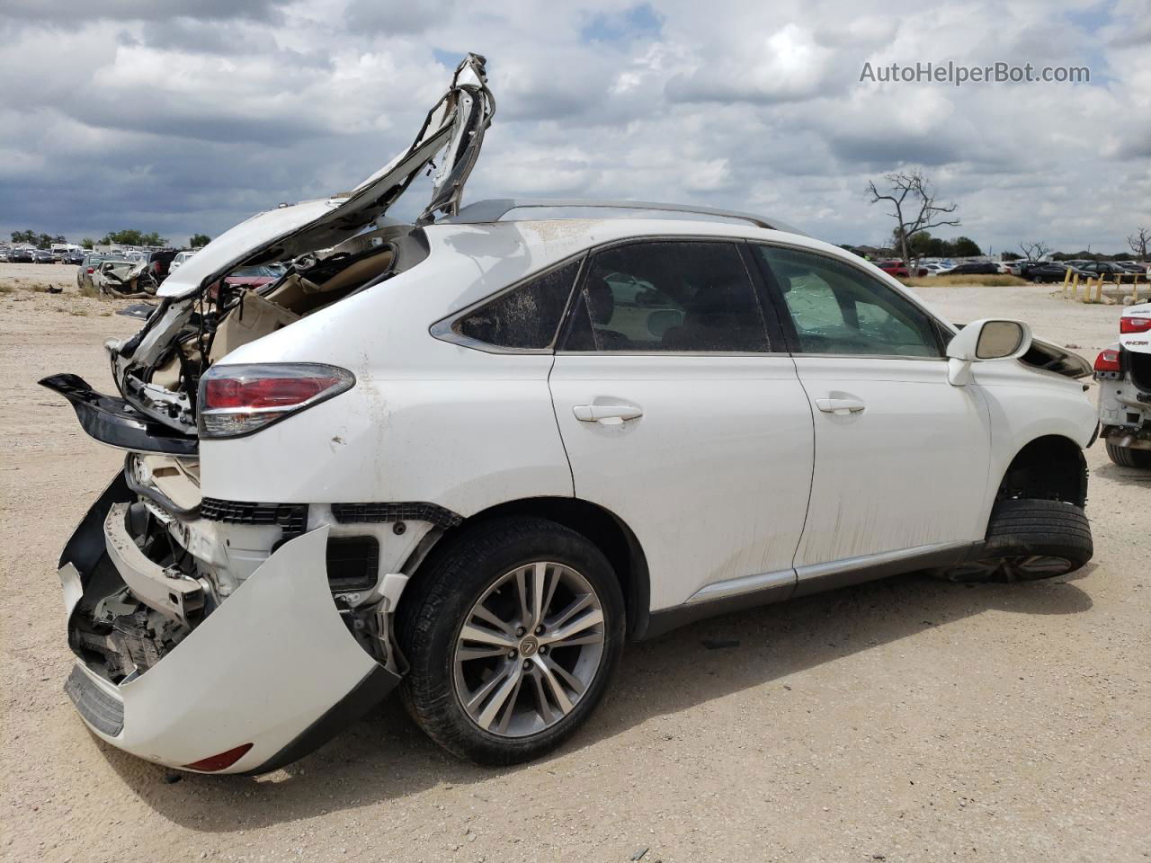 2015 Lexus Rx 350 White vin: 2T2ZK1BA3FC178802