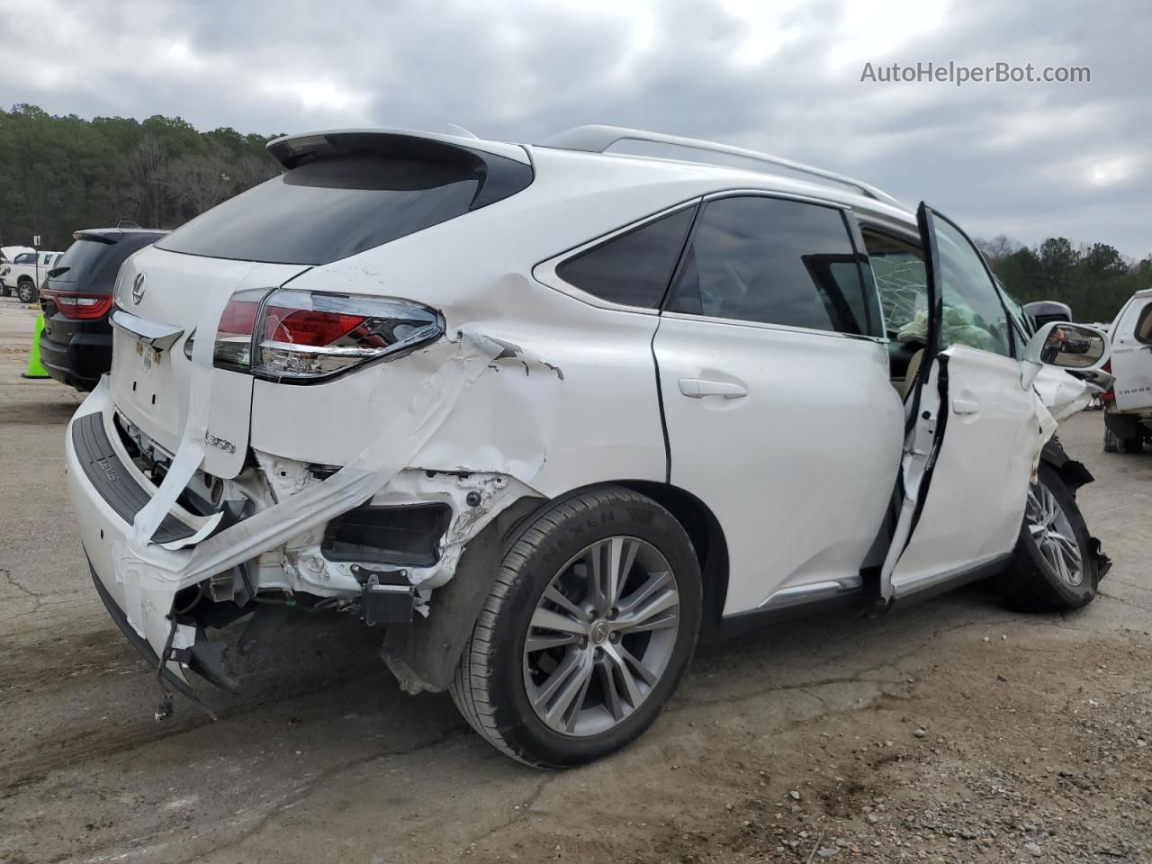 2015 Lexus Rx 350 White vin: 2T2ZK1BA3FC203505