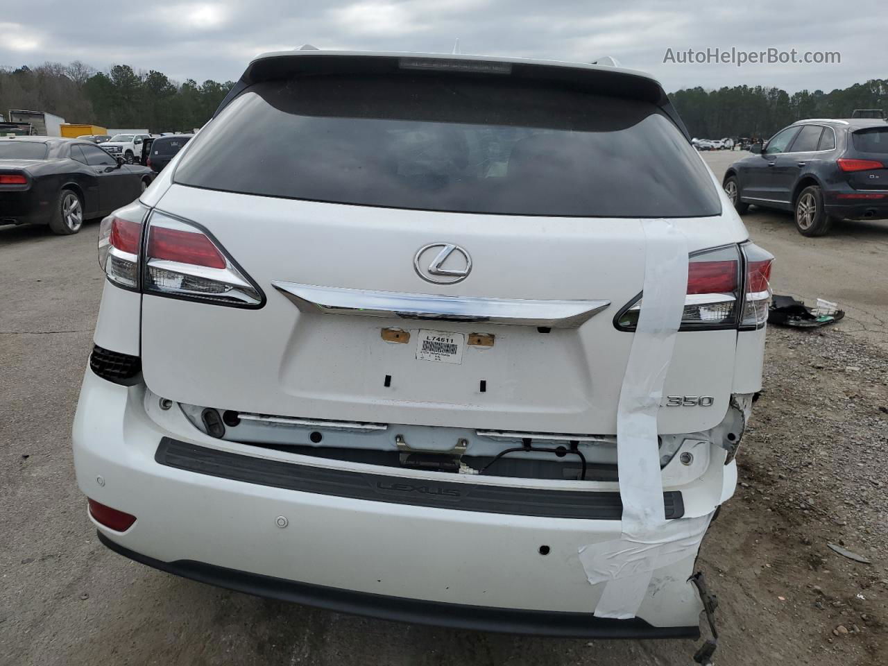 2015 Lexus Rx 350 White vin: 2T2ZK1BA3FC203505