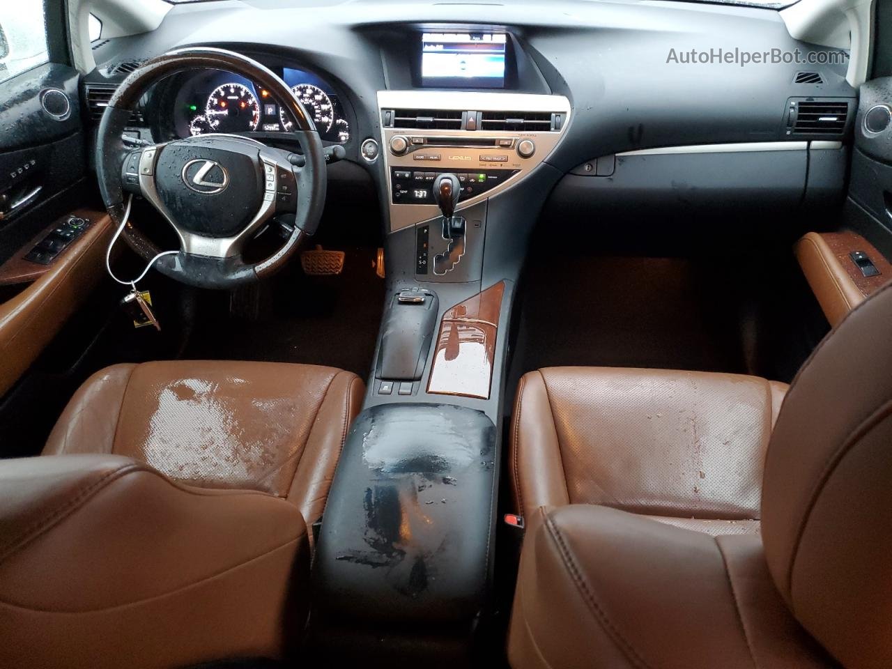 2015 Lexus Rx 350 White vin: 2T2ZK1BA3FC204671